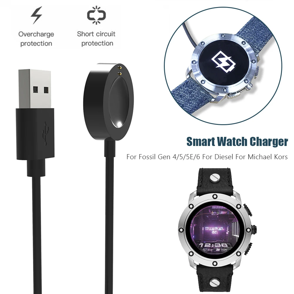 Fossil Watches Smartwatch Gen 4 - USB磁気急速充電ドック,スマートウォッチアクセサリー,充電ケーブル,GEN6,GEN5,GEN4,ベンチャー,エクスプローラー,ディーゼル