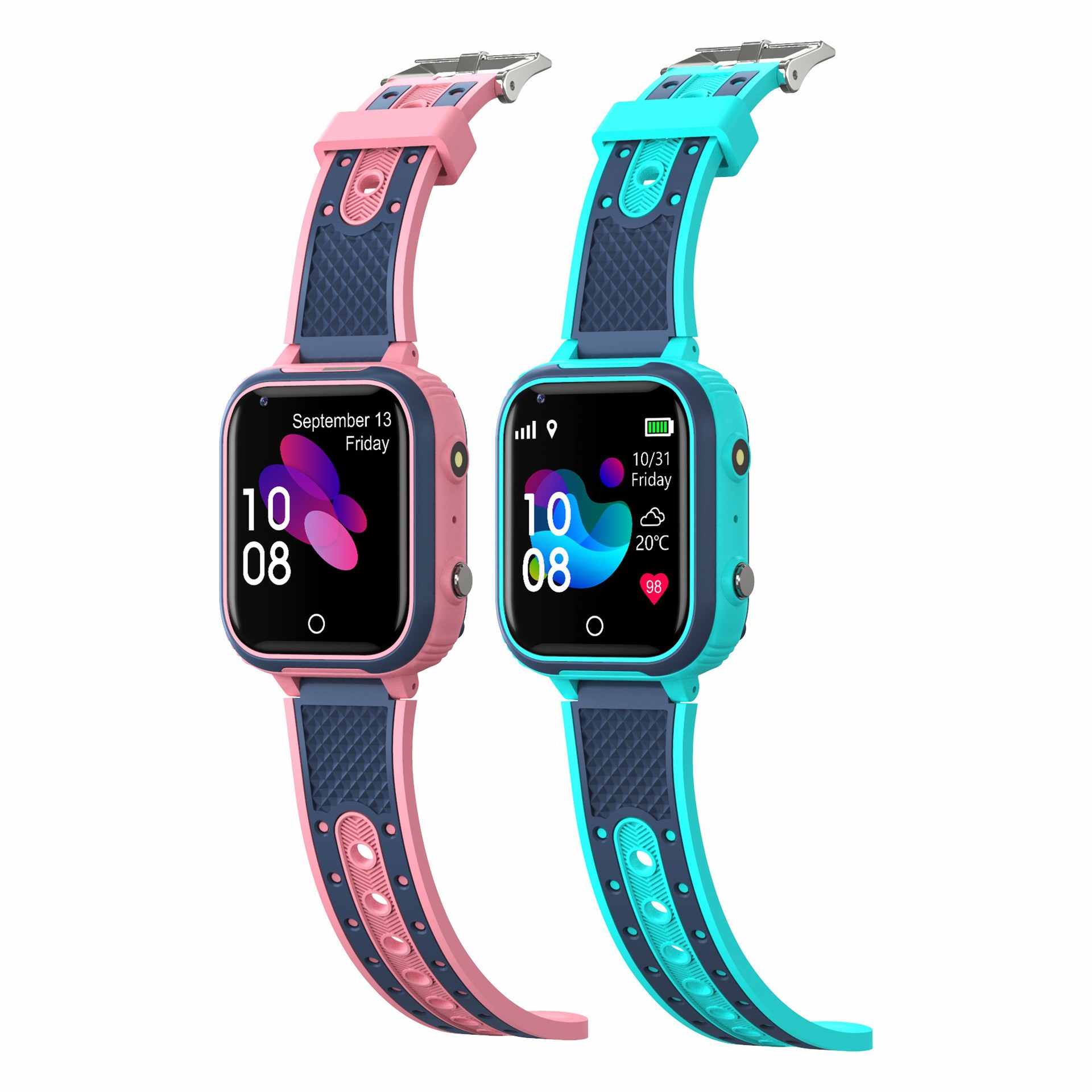 Smartwatch Phone Watches - 子供用スマートウォッチ カメラ モニター トラッカー 位置情報 電話機能付き腕時計