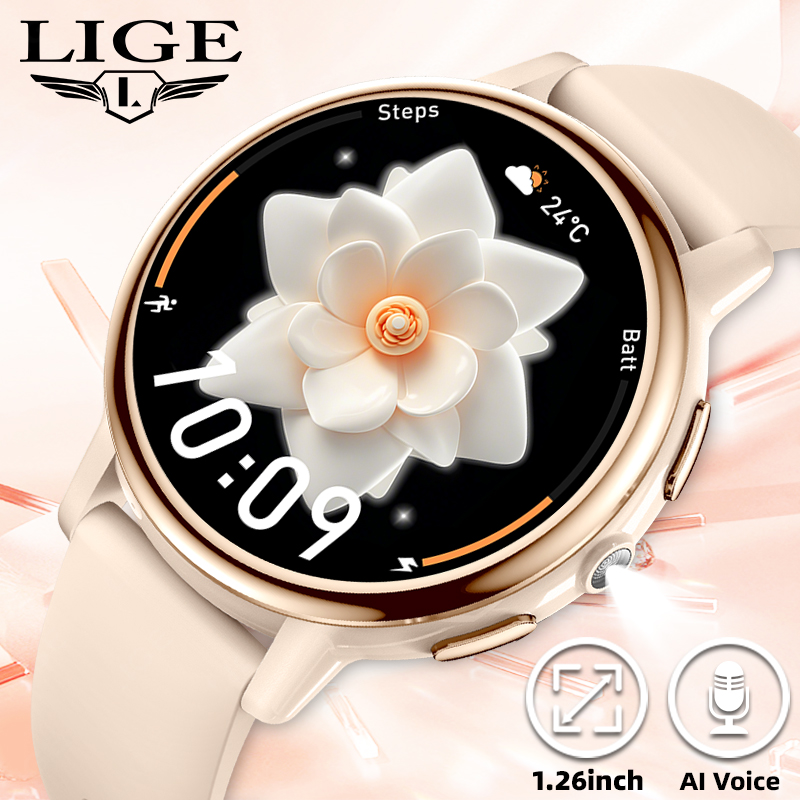 Smartwatch Luxury Watches For Women - 2026 LIGE 女性スマートウォッチ高級 1.26 インチ HD
