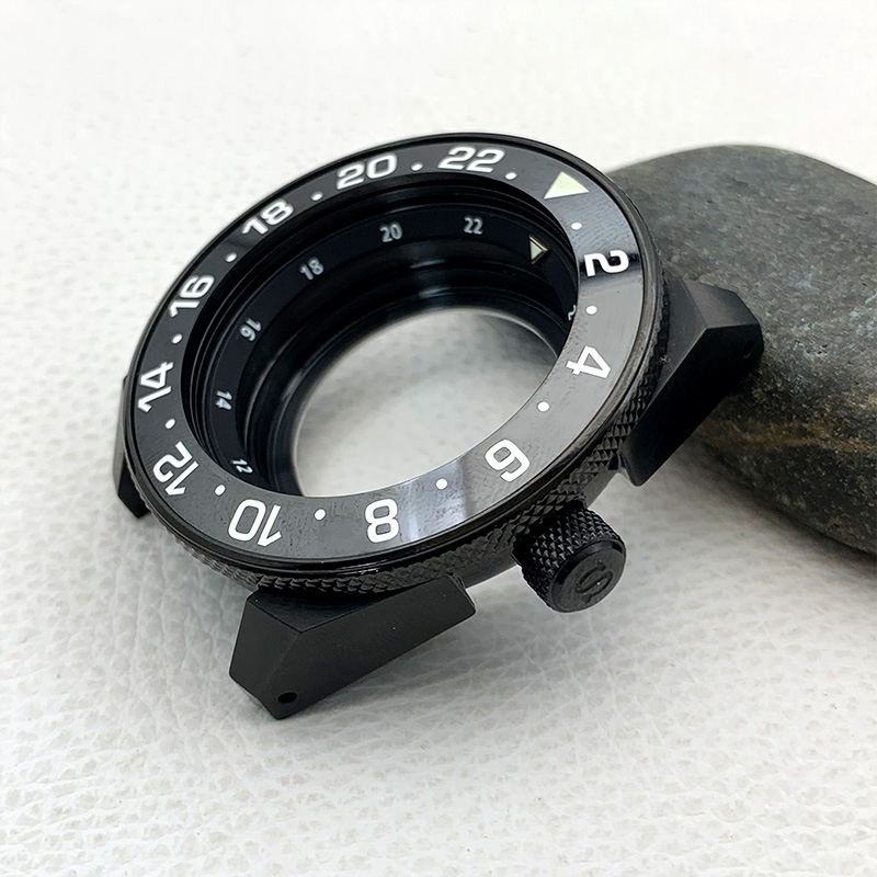 Citizen Watch Tsuyosa - Mod ブラックキングサムライケースフィット NH34 NH35 7S 4R