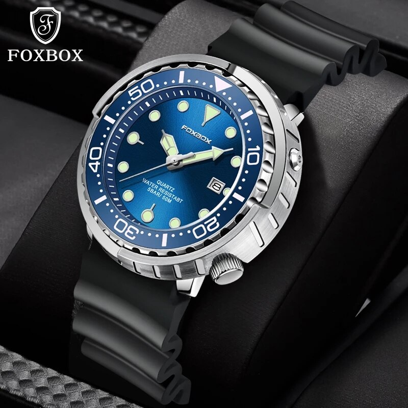 Citizen Watch Tsuyosa - 2024カジュアル男性用時計トップブランド高級シリコンスポーツウォッチ男性用クォーツデート時計防水腕時計クロノグラフ