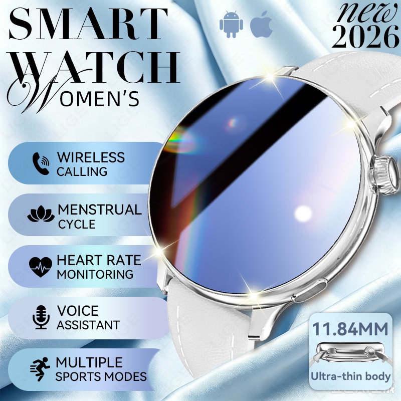 Smartwatch Luxury Watches For Women - LIGE 高級女性用スマートウォッチ 1.27 インチ HD スクリーンスポーツフィットネス女性用ブレスレットヘルスモニターレディーススマートウォッチ