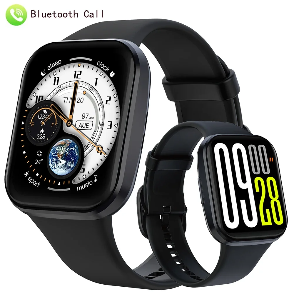 Smartwatch Luxury Watches For Women - 高級電子スマートウォッチ フィットネストラッカー BT通話 スマートバンド 心拍モニター スポーツ腕時計