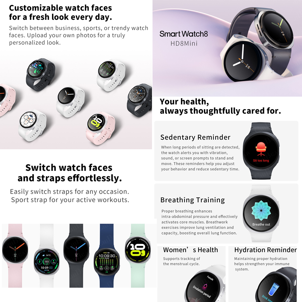 2026年新型腕時計 8ミニGPSトラッキングスマートウォッ - Smartwatch Watches Price のレビューと価格