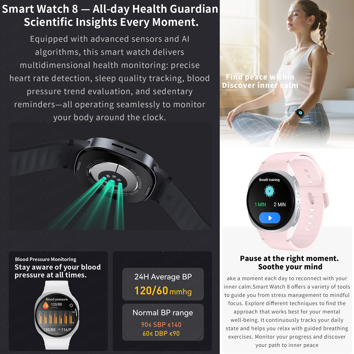 2026年新型腕時計 8ミニGPSトラッキングスマートウォッ - Smartwatch Watches Price のレビューと価格