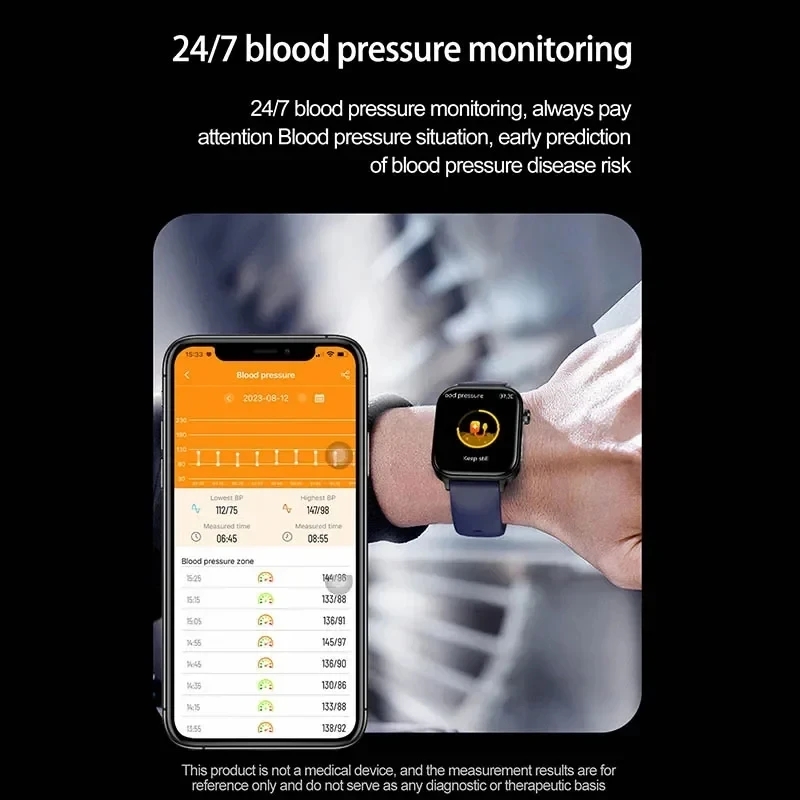 2025 新 ECG + PPG モニタリングスマートウォッ - Smartwatch Health Watches のレビューと価格