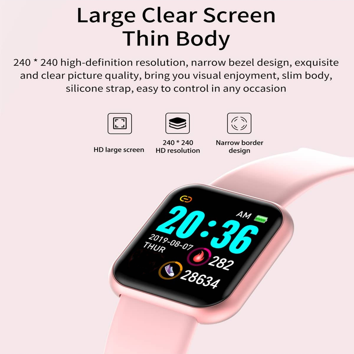 Bluetoothスマートスポーツウォッチ,防水フィットネス - Smartwatch Health Watches のレビューと価格