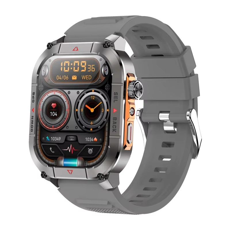 新型HK84メンズスマートウォッチ AMOLED アウトドア - Smartwatch Health Watches のレビューと価格