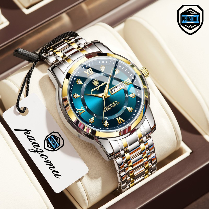 PAAZOMU 腕時計メンズレディースダイヤモンドビジネスド - Smartwatch Watches Price のレビューと価格