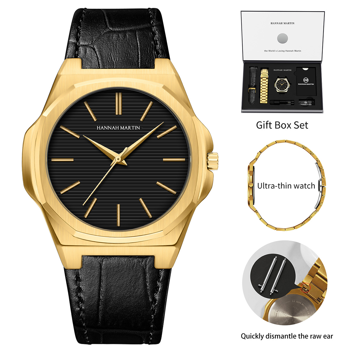 女性ギフトウォッチ 40mm ダイヤル 軽量ケース レザー& - Analog Quartz Watch のレビューと価格