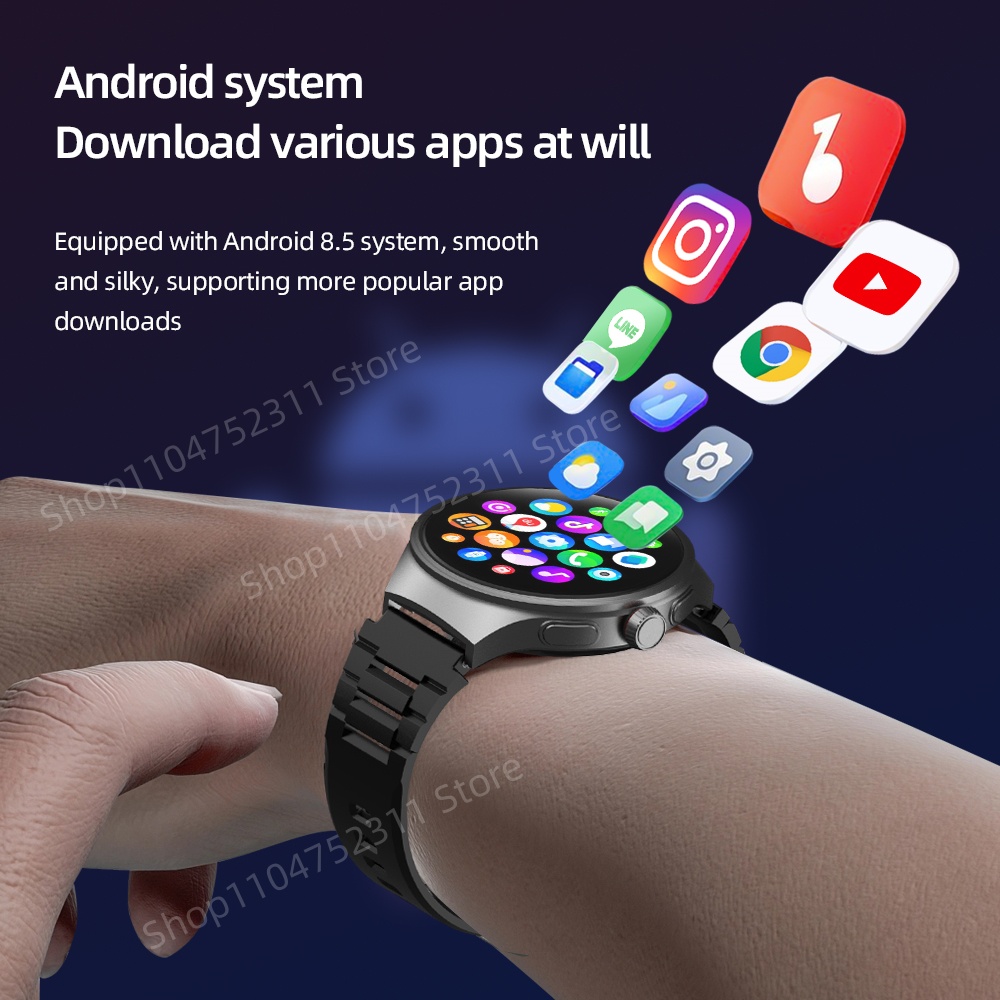 512GB VP50スマートウォッチ、回転式カメラ、GPS、 - Smartwatch Health Watches のレビューと価格