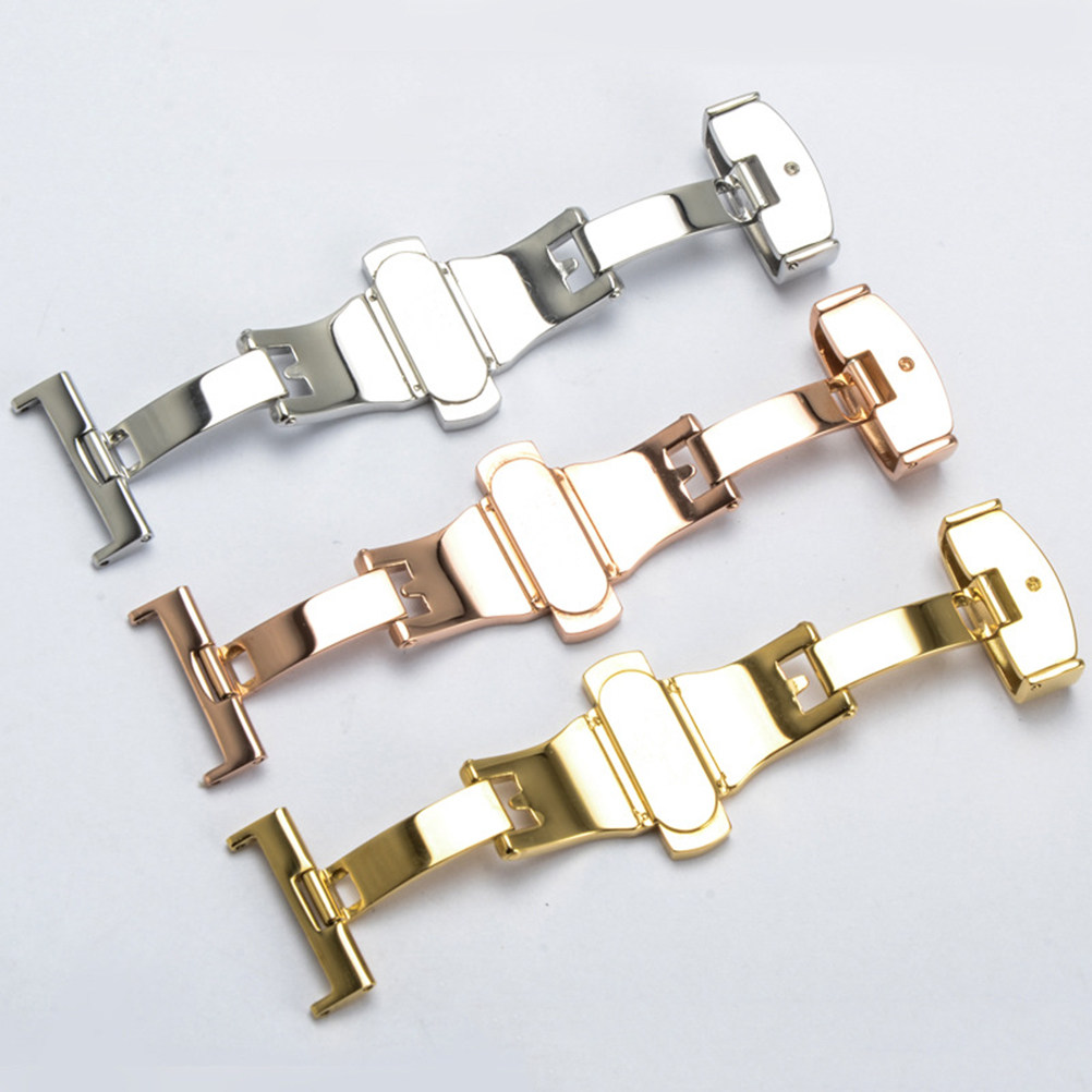 18mm ステンレススチール製ダブルプレス式クラスプ 非自動 - Mesh Stainless Strap のレビューと価格