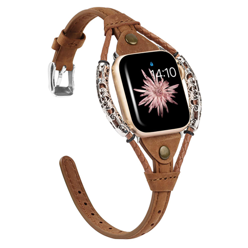 アップルウォッチ用本革ストラップ,40mm,44mm,49m - Smartwatch Luxury Watches For Women のレビューと価格