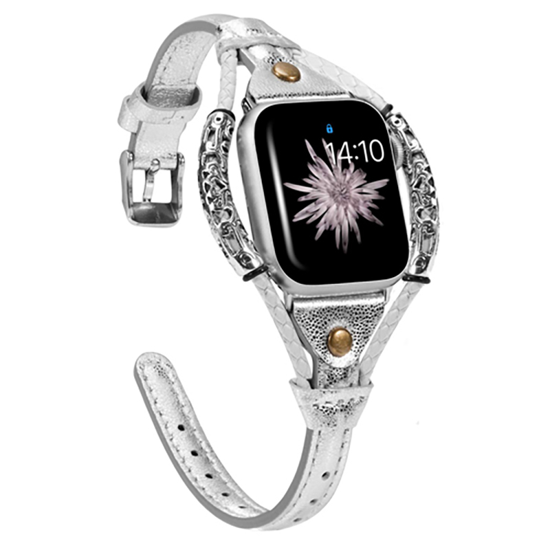 アップルウォッチ用本革ストラップ,40mm,44mm,49m - Smartwatch Luxury Watches For Women のレビューと価格