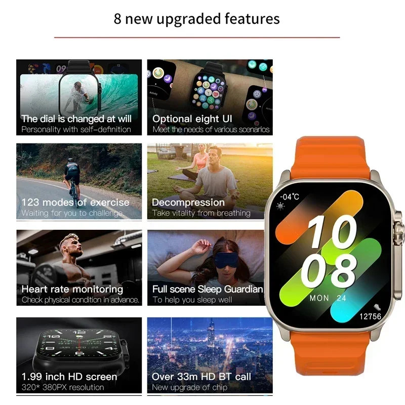 新型シリーズ9ウォッチ PK HK8 PRO MAX スマー - Smartwatch Watches Price のレビューと価格