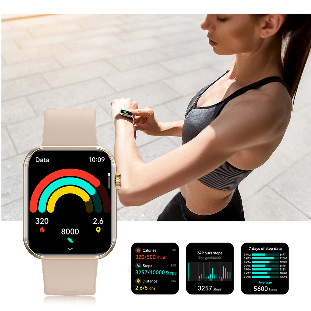 オリジナルメンズスマートウォッチフィットネストラッカーBT通 - Smartwatch Luxury Watches For Women のレビューと価格