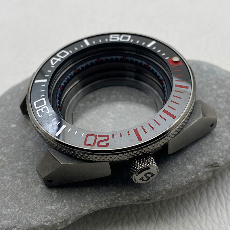 ガンメタルグレー モッドキング サムライケース 28.5mm - Citizen Watch Tsuyosa のレビューと価格