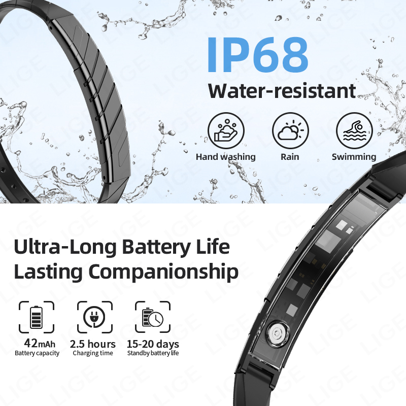 新しいLIGE高級スマートウォッチ、複数のスポーツモード搭載 - Smartwatch Luxury Watches For Women のレビューと価格