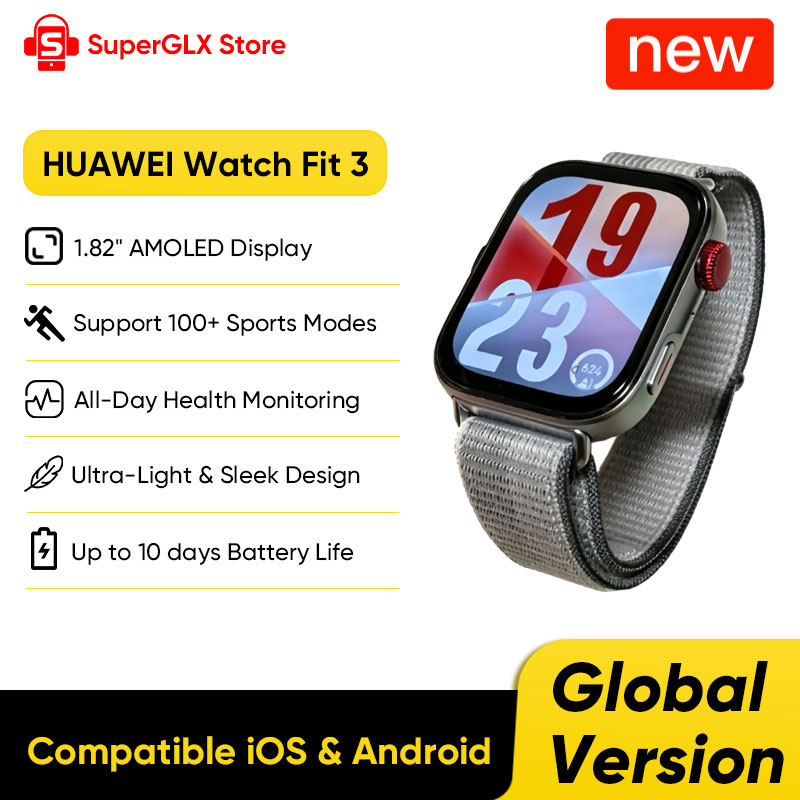 【US Express】HUAWEI Watch Fit 3 - Smartwatch Health Watches のレビューと価格