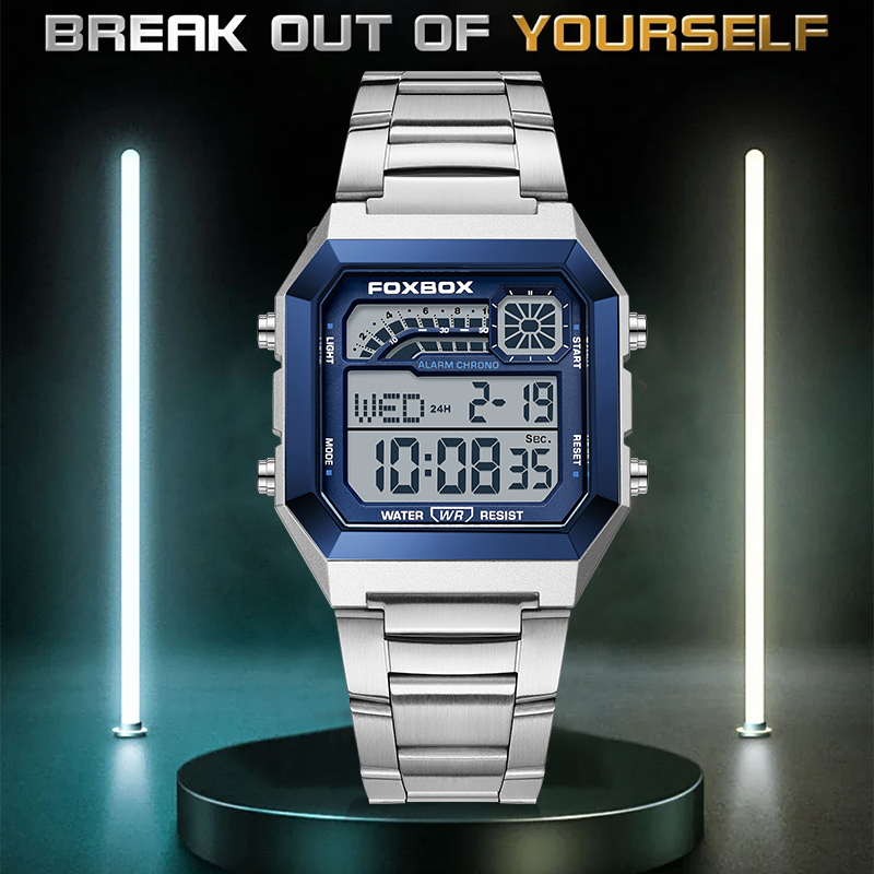 FOXBOX ファッション高級デジタルメンズ腕時計 カジュア - Analog Quartz Watch のレビューと価格