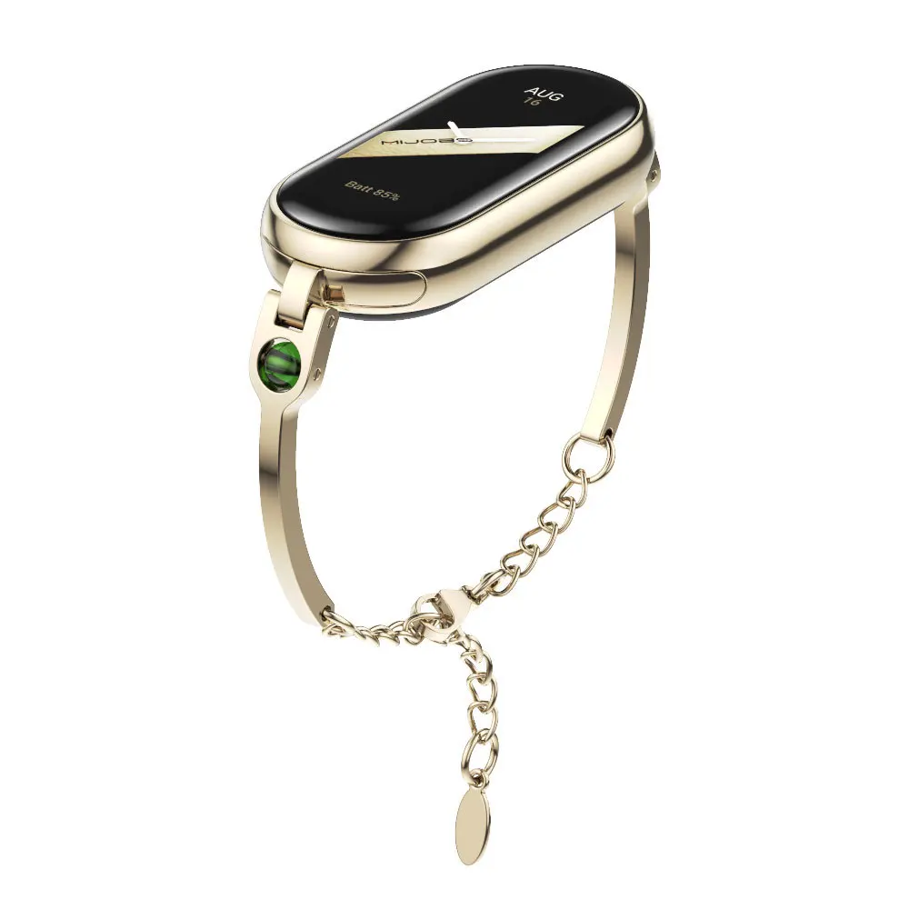 Xiaomi Mi Band 8用ステンレススチール交換スト - Smartwatch Watches Price のレビューと価格